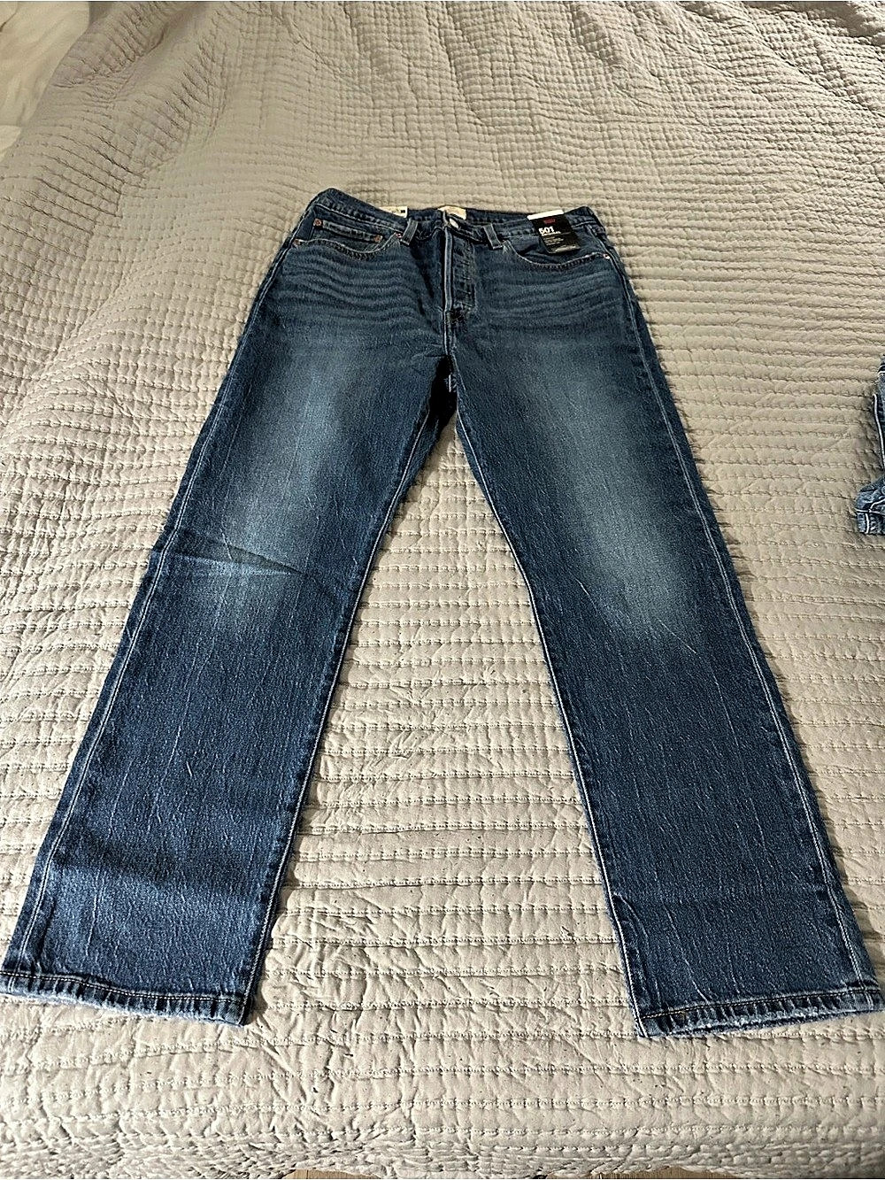 Levi's 501 Original Straight Leg Jeans in Blue Waist 32 NWT